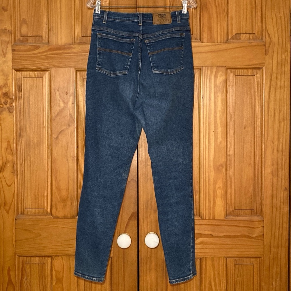 EUC Route 66 Vintage 90s Jeans Stretch Fit Taper Leg Denim Blue Size 13/14